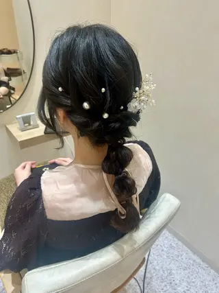 ヘアアレンジ Yamamoto 半個室美容室zinaのヘアスタイル