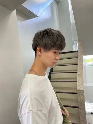 メンズ 🦋色落ち綺麗カラー メンズYUZU🦋‪のヘアスタイル