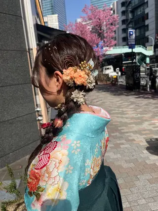 ヘアアレンジ Miwa🦋渋谷/ 透明感カラー/セットのヘアスタイル