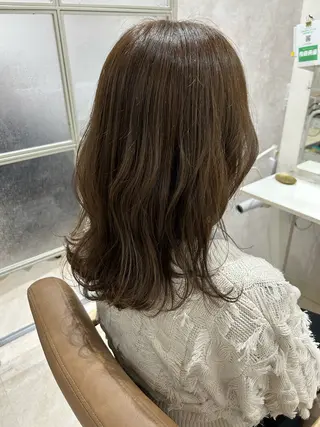 ミディアム カラー 💙まこと💙艶 カラー(Rico)のヘアスタイル