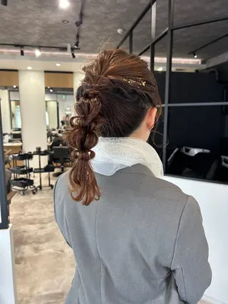 ヘアアレンジ 河野いずみ レイヤー/ボブ 🤍のヘアスタイル