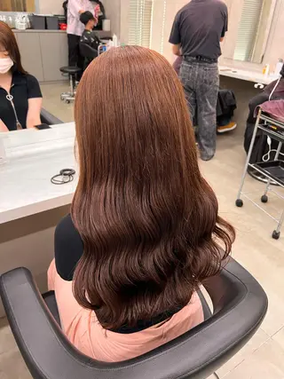セミロング 💖札幌カラー 指名No.1💖玲奈のヘアスタイル