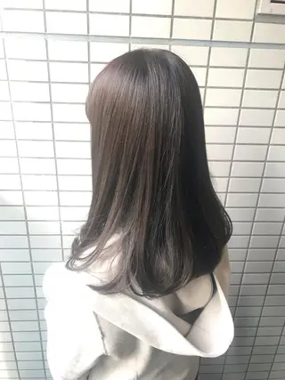 ミディアム カラー コマツリサ ROCCO eastのヘアスタイル