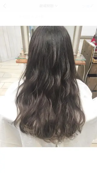 セミロング ロング カラー 透明感・艶カラー/ 坂田友梨奈のヘアスタイル