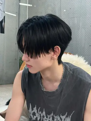 ショート パーマ メンズ 湖城 恵吾のヘアスタイル