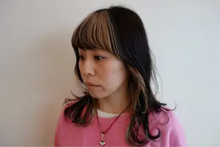 ミディアム カラー 塚田 銀太のヘアスタイル