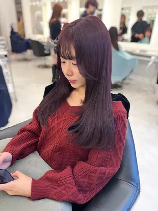 ロング カラー ♡ParveMix NANO♡のヘアスタイル
