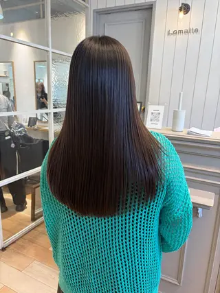 ロング カラー 縮毛/ベージュカラー Mariamu🫧のヘアスタイル