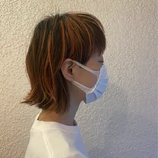ミディアム カラー マンツーマン施術✂︎ machikaのヘアスタイル