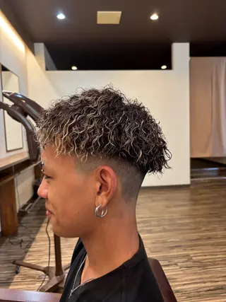 パーマ メンズ パーマ特化美容師 ナガイのヘアスタイル