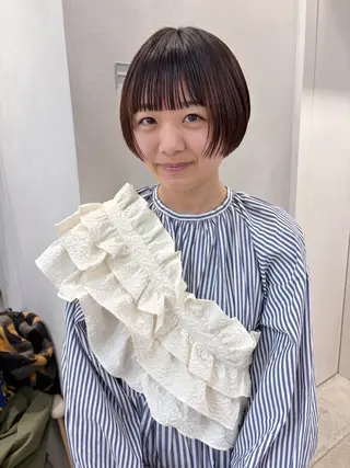 ショート 青木 優歩のヘアスタイル