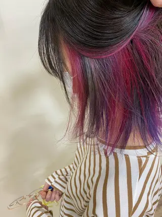 カラー SALOWIN栄 高須大貴のヘアスタイル