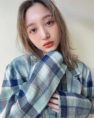 ロング haco＋所属・圧倒的デザイン力 店長🎨RENAのヘアスタイル