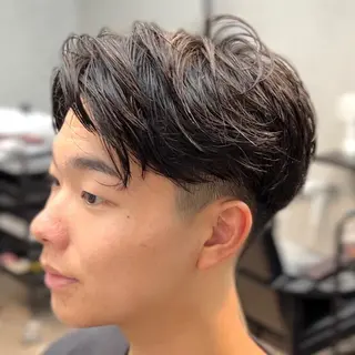 パーマ メンズ 3月〜お店変わります 詳しくはインスタまでのヘアスタイル