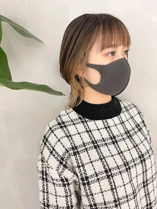 ミディアム カラー 川本 裕🌿のヘアスタイル