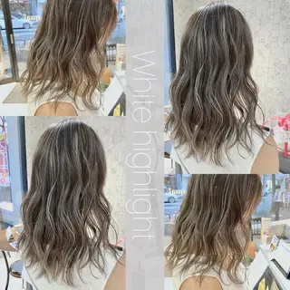 セミロング カラー ✨髪質改善専門店✨ QOLU✨のヘアスタイル
