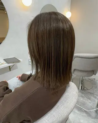 ミディアム カラー Lalu yutoのヘアスタイル