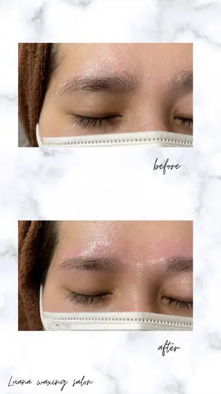 アイブロウ Luana wax 🐚根本のエステ・リラクイメージ