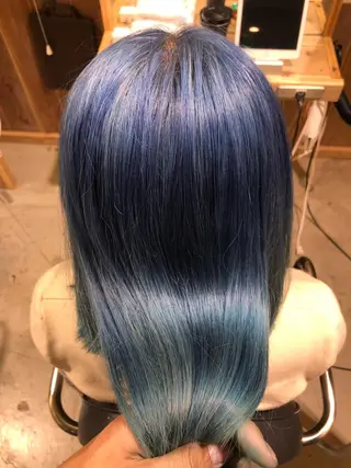 ミディアム カラー 舘野 太嘉宏のヘアスタイル
