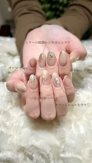 ネイル MIORA︎ マツエク×ネイルのネイルデザイン