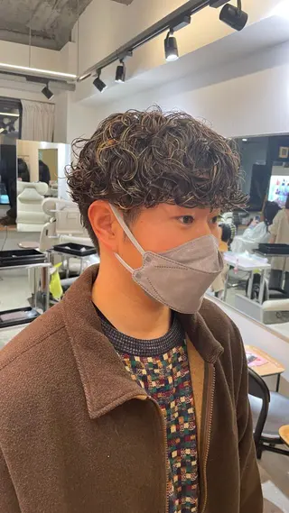 パーマ メンズ レイヤー/メンズ /佐藤あいら🧳👔のヘアスタイル