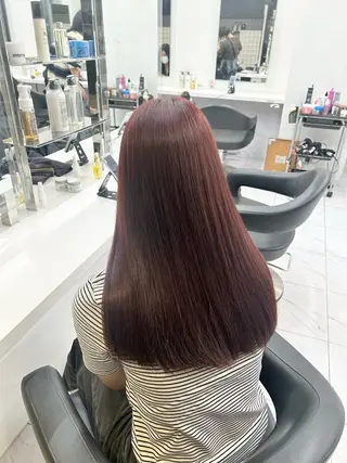 カラー 透明感ベージュ🤎 ナチュラルレイヤーのヘアスタイル