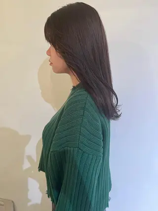 セミロング カラー Memories 銀座のヘアスタイル