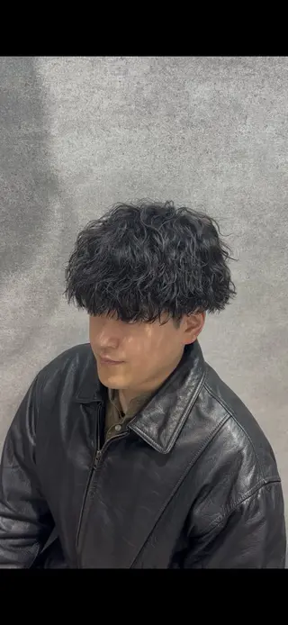 ショート パーマ メンズ トレンド🔥メンズ 特化⚡️網野裕希のヘアスタイル