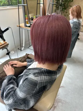 ショート カラー ICHIKA/暖色 カラー / Wカラーのヘアスタイル