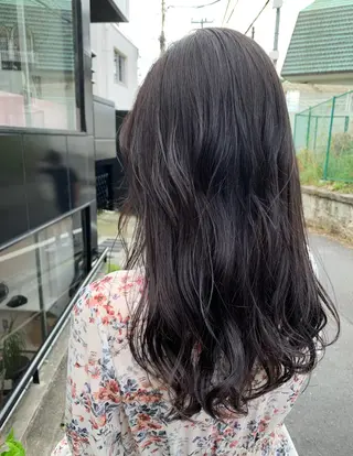 ロング カラー 溝口 恭章のヘアスタイル
