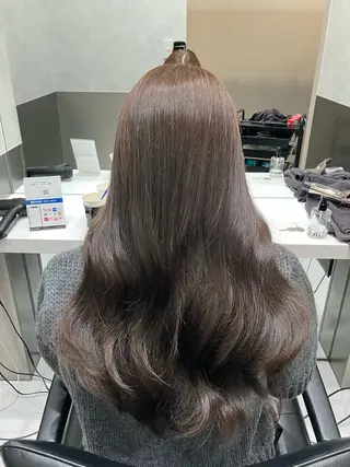 ロング カラー 💖ブリーチなし透明 感💖ASAHIのヘアスタイル