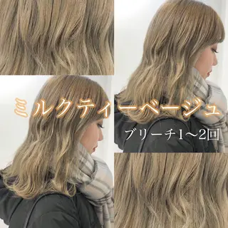 ロング カラー 赤み消しカラー 🍀JUNKIのヘアスタイル
