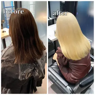 ロング カラー 🌈ブリーチ特化🌈 MINATOのヘアスタイル