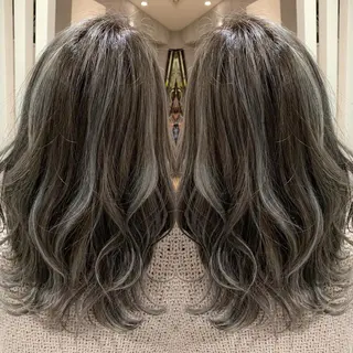 セミロング カラー 髪質改善will hairdesignのヘアスタイル