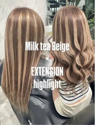 カラー 💗ROSEL／ KUREA💗のヘアスタイル