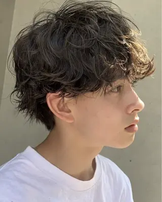 パーマ メンズ 👑メンズパーマ屋 👑/栄/馬場斗生のヘアスタイル