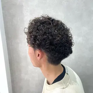 パーマ メンズ ダウンパーマ特化💎 ボブ・レイヤーりなのヘアスタイル