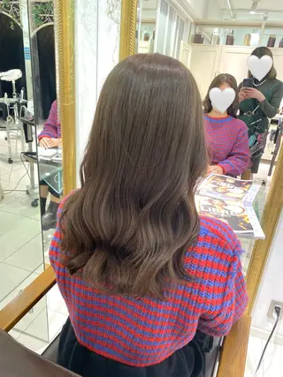 ロング カラー ヘアアレンジ 透明感カラー 古山 結季🌙🖤のヘアスタイル