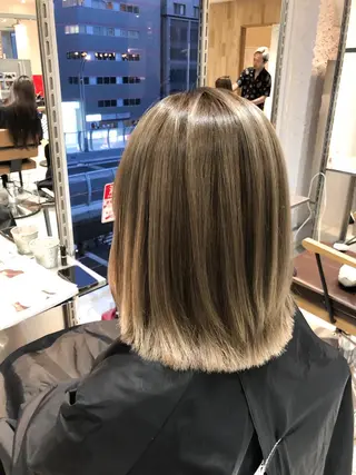 ミディアム カラー welring hair salonのヘアスタイル