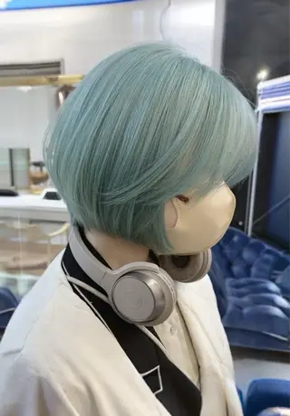 ミディアム 艶カラー／ 夢叶のヘアスタイル