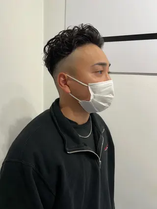 パーマ メンズ 似合わせヘア🫶🏻 つきいてるみのヘアスタイル