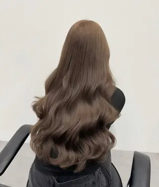 ロング 川元 春奈のヘアスタイル