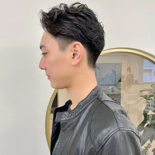 パーマ メンズ ショート・ボブ ・ウルフ✂︎IMAIのヘアスタイル
