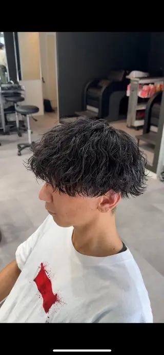 パーマ ✨メンズパーマ必見✨ 🫧メンズ専門ひびきのヘアスタイル
