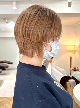ショート カラー ノエ/ インナーカラー/高岳のヘアスタイル