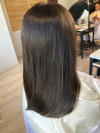 ミディアム カラー 金子 富士のヘアスタイル