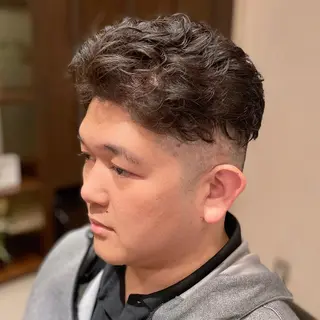 ショート パーマ メンズ ヨリソイhair salon所属・浦添メンズ 経験20年／のヘアスタイル