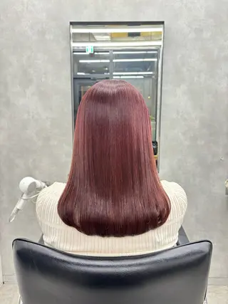 ロング カラー すぐ巻ける縮毛矯正 🍀勝倉　麗のヘアスタイル
