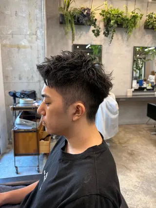 メンズ 川口開世 short cutのヘアスタイル