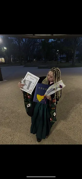 落合 そらのヘアスタイル